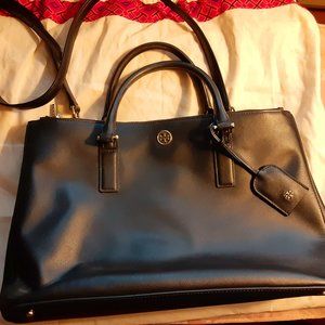 Tory Burch Robinson double zip tote